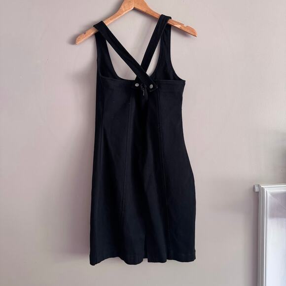 Boston Proper Black Denim Stretch Tank Dress Size 6 - Picture 4 of 4